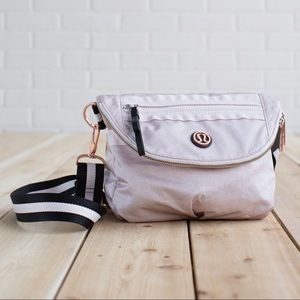 Lululemon rose gold blush festival crossbody